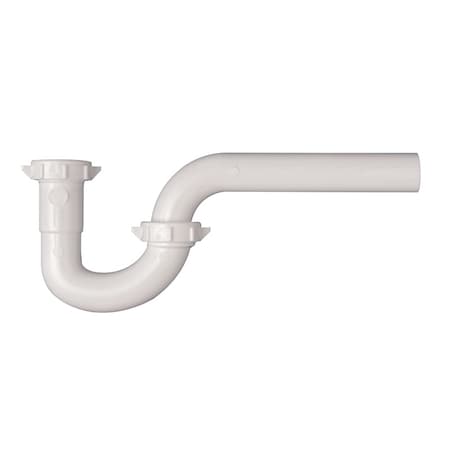 Plumb Pak Keeney 1-1/2 in. Slip mount X 1-1/2 in. D Slip Plastic J-Bend 1 pk 400TTPRW50